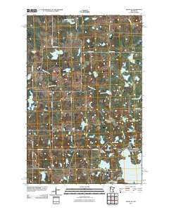 Ogema NE Minnesota Historical topographic map, 1:24000 scale, 7.5 X 7.5 Minute, Year 2011