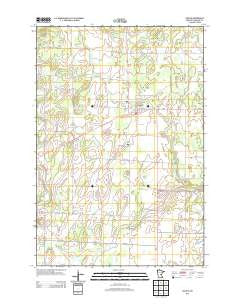 Ogilvie Minnesota Historical topographic map, 1:24000 scale, 7.5 X 7.5 Minute, Year 2013