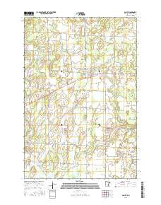 Ogilvie Minnesota Current topographic map, 1:24000 scale, 7.5 X 7.5 Minute, Year 2016