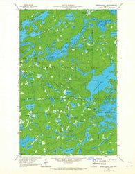 Ogishkemuncie Lake Minnesota Historical topographic map, 1:24000 scale, 7.5 X 7.5 Minute, Year 1959