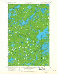 Ogishkemuncie Lake Minnesota Historical topographic map, 1:24000 scale, 7.5 X 7.5 Minute, Year 1959