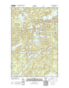 Ojibway Lake Minnesota Historical topographic map, 1:24000 scale, 7.5 X 7.5 Minute, Year 2013