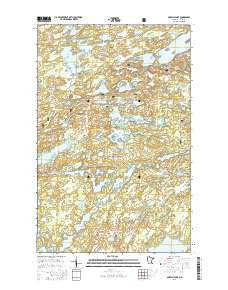 Ojibway Lake Minnesota Current topographic map, 1:24000 scale, 7.5 X 7.5 Minute, Year 2016