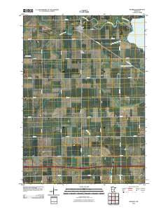 Okabena Minnesota Historical topographic map, 1:24000 scale, 7.5 X 7.5 Minute, Year 2010