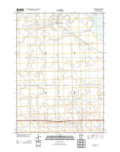 Okabena Minnesota Historical topographic map, 1:24000 scale, 7.5 X 7.5 Minute, Year 2013