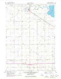 Okabena Minnesota Historical topographic map, 1:24000 scale, 7.5 X 7.5 Minute, Year 1960