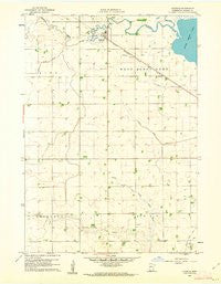Okabena Minnesota Historical topographic map, 1:24000 scale, 7.5 X 7.5 Minute, Year 1960
