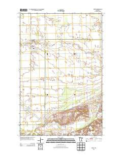 Oklee Minnesota Historical topographic map, 1:24000 scale, 7.5 X 7.5 Minute, Year 2013