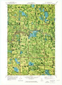 Oklee NW Minnesota Historical topographic map, 1:24000 scale, 7.5 X 7.5 Minute, Year 1972
