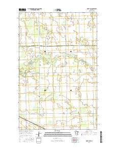 Oklee NW Minnesota Current topographic map, 1:24000 scale, 7.5 X 7.5 Minute, Year 2016