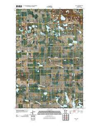 Olga Minnesota Historical topographic map, 1:24000 scale, 7.5 X 7.5 Minute, Year 2010
