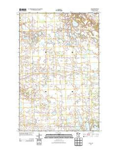 Olga Minnesota Historical topographic map, 1:24000 scale, 7.5 X 7.5 Minute, Year 2013