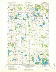 Olga Minnesota Historical topographic map, 1:24000 scale, 7.5 X 7.5 Minute, Year 1969