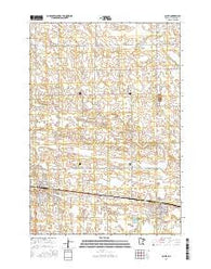 Olivia Minnesota Current topographic map, 1:24000 scale, 7.5 X 7.5 Minute, Year 2016