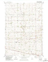 Olivia SE Minnesota Historical topographic map, 1:24000 scale, 7.5 X 7.5 Minute, Year 1982