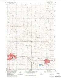 Olivia Minnesota Historical topographic map, 1:24000 scale, 7.5 X 7.5 Minute, Year 1982