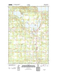Onamia Minnesota Historical topographic map, 1:24000 scale, 7.5 X 7.5 Minute, Year 2013