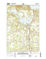 Onamia Minnesota Current topographic map, 1:24000 scale, 7.5 X 7.5 Minute, Year 2016