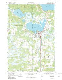 Onamia Minnesota Historical topographic map, 1:24000 scale, 7.5 X 7.5 Minute, Year 1968