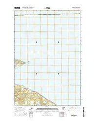 Onamia NW Minnesota Current topographic map, 1:24000 scale, 7.5 X 7.5 Minute, Year 2016