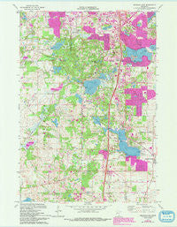 Orchard Lake Minnesota Historical topographic map, 1:24000 scale, 7.5 X 7.5 Minute, Year 1974