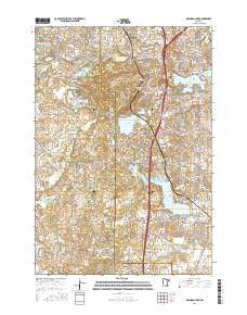 Orchard Lake Minnesota Current topographic map, 1:24000 scale, 7.5 X 7.5 Minute, Year 2016