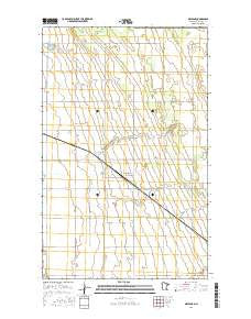Orleans Minnesota Current topographic map, 1:24000 scale, 7.5 X 7.5 Minute, Year 2016