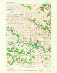 Oronoco Minnesota Historical topographic map, 1:24000 scale, 7.5 X 7.5 Minute, Year 1965