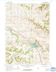 Oronoco Minnesota Historical topographic map, 1:24000 scale, 7.5 X 7.5 Minute, Year 1965
