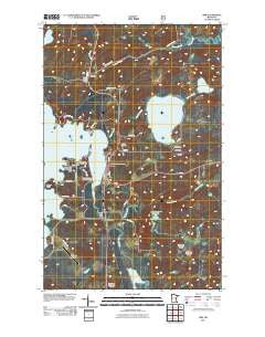Orr Minnesota Historical topographic map, 1:24000 scale, 7.5 X 7.5 Minute, Year 2011