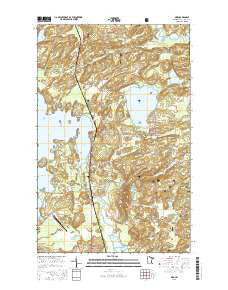 Orr Minnesota Current topographic map, 1:24000 scale, 7.5 X 7.5 Minute, Year 2016