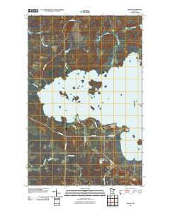 Orr SW Minnesota Historical topographic map, 1:24000 scale, 7.5 X 7.5 Minute, Year 2010
