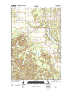 Osage Minnesota Historical topographic map, 1:24000 scale, 7.5 X 7.5 Minute, Year 2013