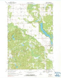 Osage Minnesota Historical topographic map, 1:24000 scale, 7.5 X 7.5 Minute, Year 1969