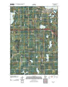 Osakis Minnesota Historical topographic map, 1:24000 scale, 7.5 X 7.5 Minute, Year 2010