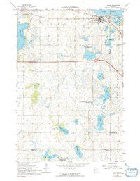 Osakis Minnesota Historical topographic map, 1:24000 scale, 7.5 X 7.5 Minute, Year 1966