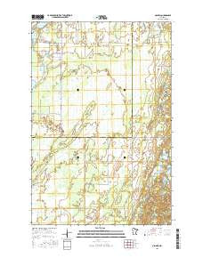 Oshawa Minnesota Current topographic map, 1:24000 scale, 7.5 X 7.5 Minute, Year 2016