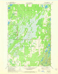 Oshawa Minnesota Historical topographic map, 1:24000 scale, 7.5 X 7.5 Minute, Year 1970