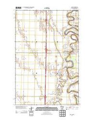 Oslo Minnesota Historical topographic map, 1:24000 scale, 7.5 X 7.5 Minute, Year 2013