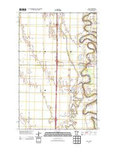 Oslo Minnesota Historical topographic map, 1:24000 scale, 7.5 X 7.5 Minute, Year 2013