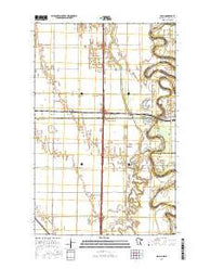 Oslo Minnesota Current topographic map, 1:24000 scale, 7.5 X 7.5 Minute, Year 2016