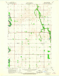 Oslo NE Minnesota Historical topographic map, 1:24000 scale, 7.5 X 7.5 Minute, Year 1966