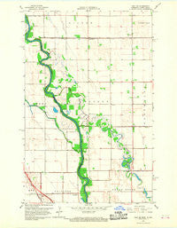 Oslo SE Minnesota Historical topographic map, 1:24000 scale, 7.5 X 7.5 Minute, Year 1966