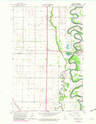 Oslo Minnesota Historical topographic map, 1:24000 scale, 7.5 X 7.5 Minute, Year 1966