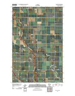 Oslo SE Minnesota Historical topographic map, 1:24000 scale, 7.5 X 7.5 Minute, Year 2011