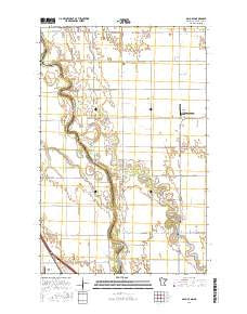 Oslo SE Minnesota Current topographic map, 1:24000 scale, 7.5 X 7.5 Minute, Year 2016