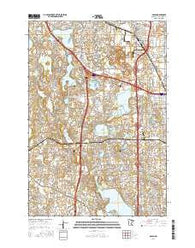 Osseo Minnesota Current topographic map, 1:24000 scale, 7.5 X 7.5 Minute, Year 2016