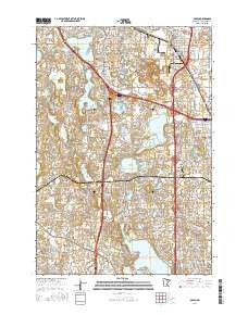 Osseo Minnesota Current topographic map, 1:24000 scale, 7.5 X 7.5 Minute, Year 2016