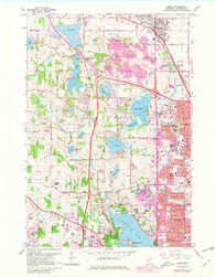 Osseo Minnesota Historical topographic map, 1:24000 scale, 7.5 X 7.5 Minute, Year 1967