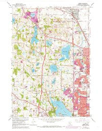 Osseo Minnesota Historical topographic map, 1:24000 scale, 7.5 X 7.5 Minute, Year 1967